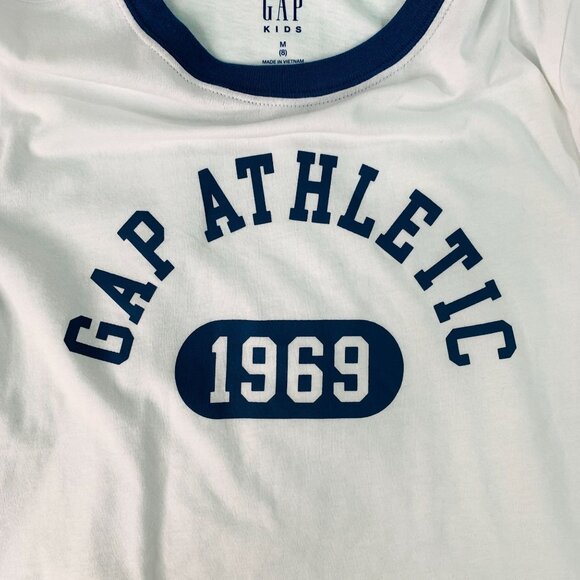 GAP Kids Boy's M 2-pc Short Sleeve Tee and Long Sleeve Button Down Shirt M 8 - Picture 4 of 9